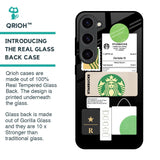 Coffee Latte Glass Case for Samsung Galaxy S23 5G