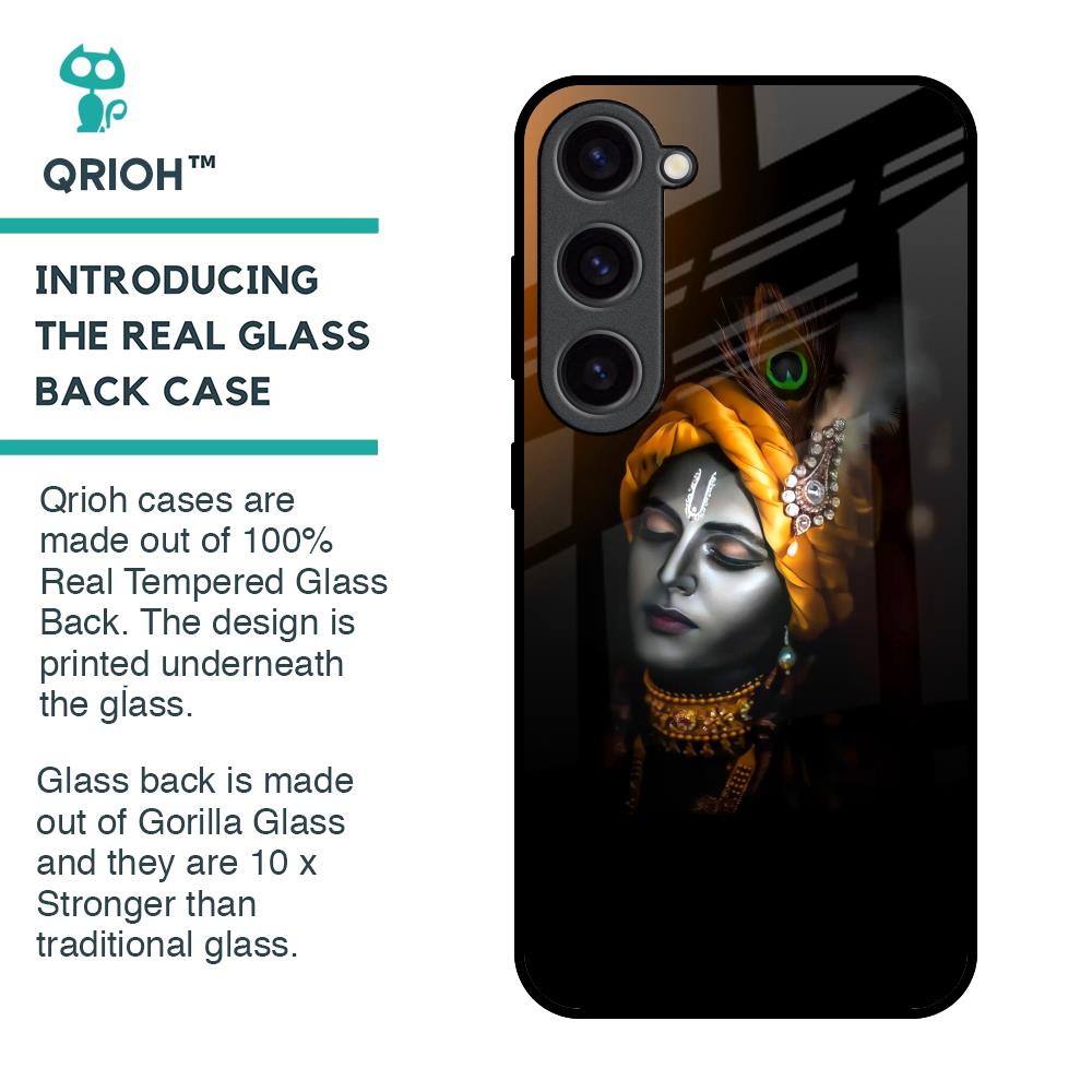 Ombre Krishna Glass Case for Samsung Galaxy S23 5G
