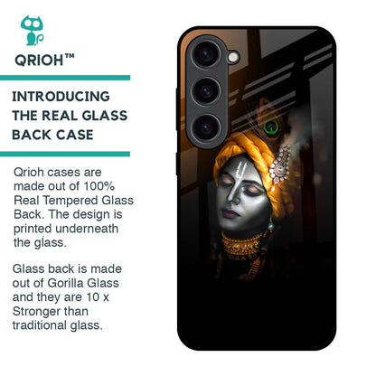 Ombre Krishna Glass Case for Samsung Galaxy S23 5G