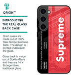 Supreme Ticket Glass Case for Samsung Galaxy S23 5G