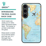 Travel Map Glass Case for Samsung Galaxy S23 5G