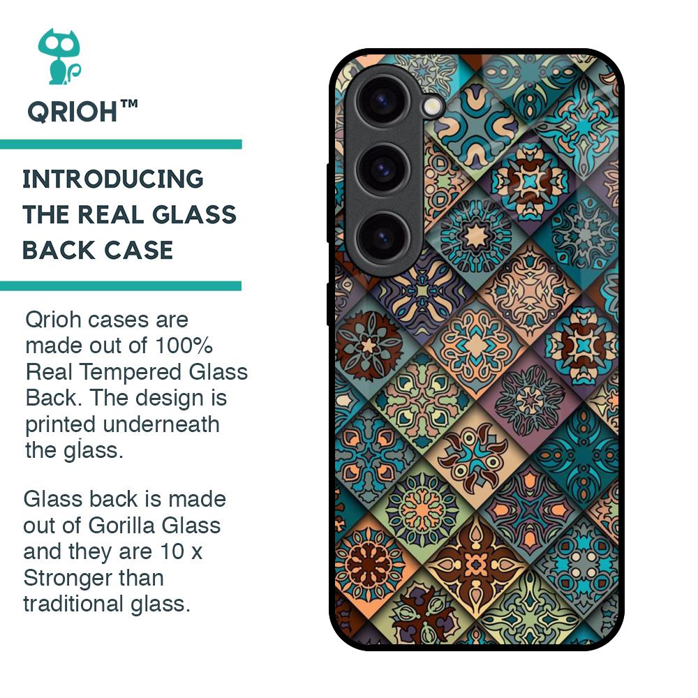 Retro Art Glass Case for Samsung Galaxy S23 5G