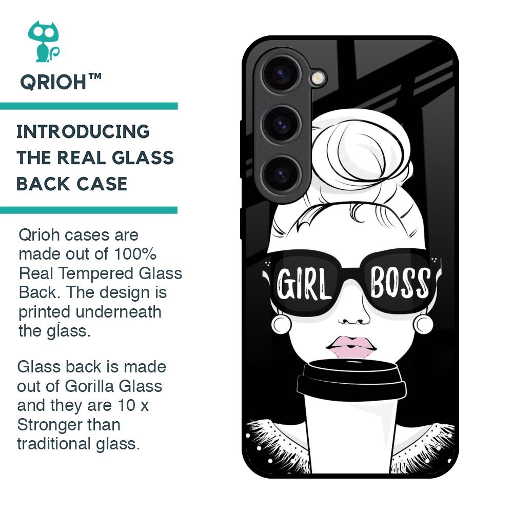 Girl Boss Glass Case For Samsung Galaxy S23 5G