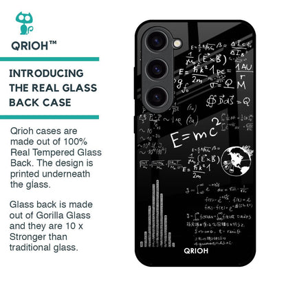 Funny Math Glass Case for Samsung Galaxy S23 5G