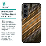 Diagonal Slash Pattern Glass Case for Samsung Galaxy S23 5G