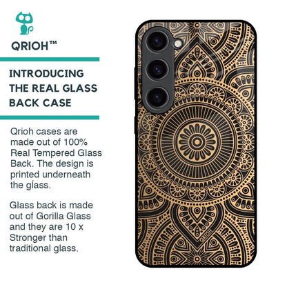 Luxury Mandala Glass Case for Samsung Galaxy S23 5G