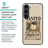 Luffy Wanted Glass Case for Samsung Galaxy S23 5G
