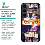 Anime Eyes Glass Case for Samsung Galaxy S23 5G