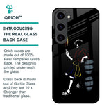 Luffy Line Art Glass Case for Samsung Galaxy S23 5G