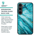 Ocean Marble Glass Case for Samsung Galaxy S23 5G