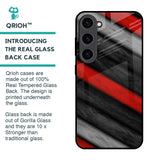 Soft Wooden Texture Glass Case for Samsung Galaxy S23 5G