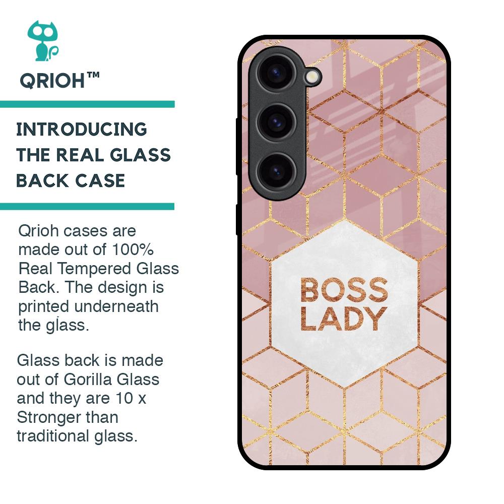 Boss Lady Glass Case for Samsung Galaxy S23 5G