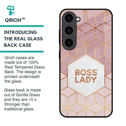 Boss Lady Glass Case for Samsung Galaxy S23 5G