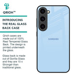 Pastel Sky Blue Glass Case for Samsung Galaxy S23 5G