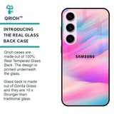 Colorful Waves Glass case for Samsung Galaxy S23 5G