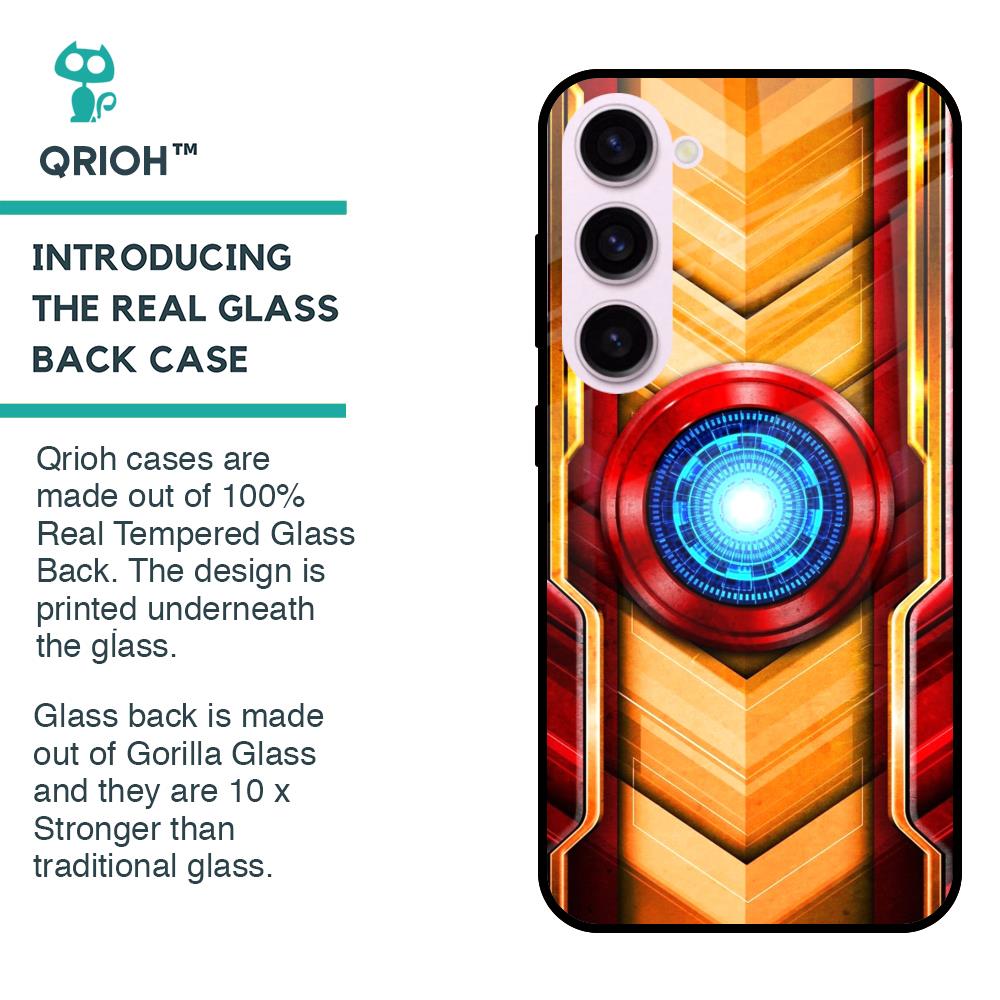 Arc Reactor Glass Case for Samsung Galaxy S23 5G