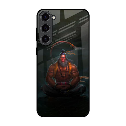Lord Hanuman Animated Samsung Galaxy S23 Plus 5G Glass Back Cover Online