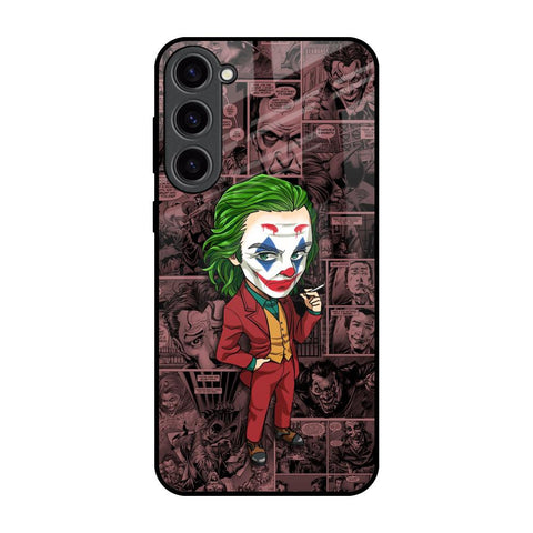 Joker Cartoon Samsung Galaxy S23 Plus 5G Glass Back Cover Online