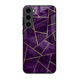 Geometric Purple Samsung Galaxy S23 Plus 5G Glass Back Cover Online