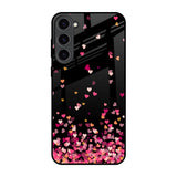 Heart Rain Fall Samsung Galaxy S23 Plus 5G Glass Back Cover Online