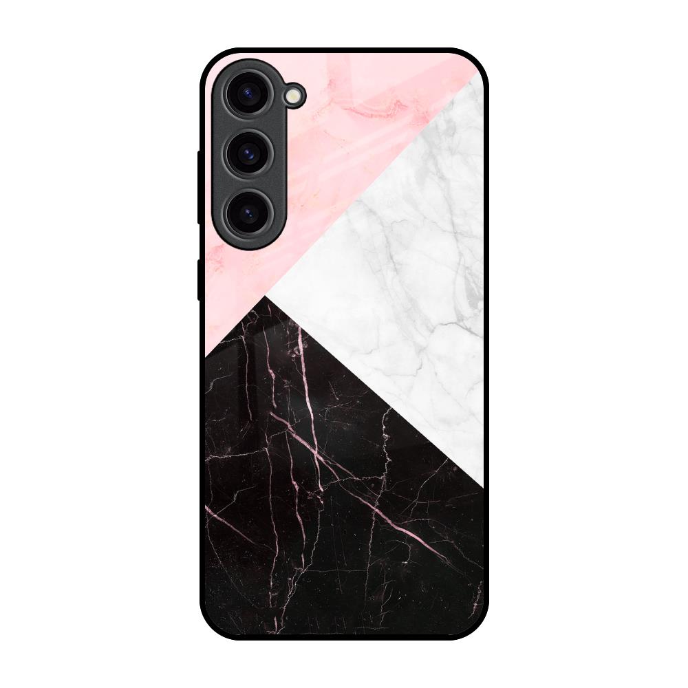 Marble Collage Art Samsung Galaxy S23 Plus 5G Glass Back Cover Online
