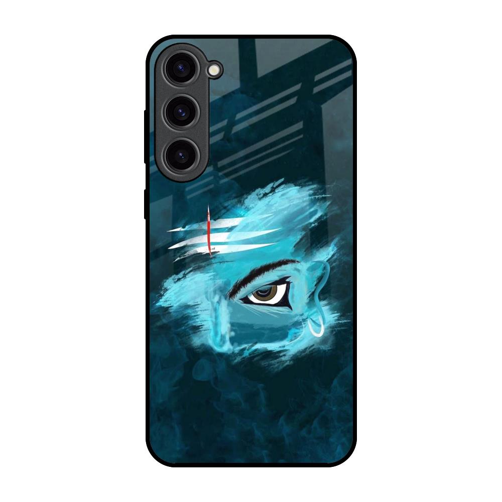Power Of Trinetra Samsung Galaxy S23 Plus 5G Glass Back Cover Online