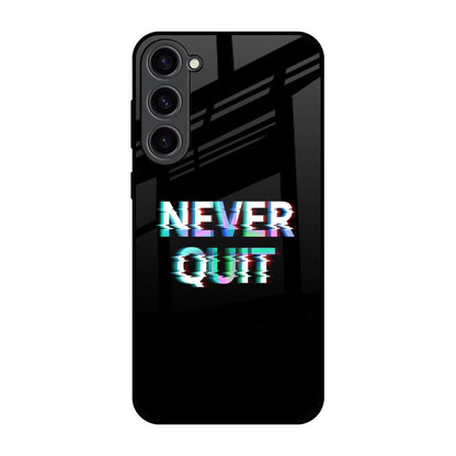 Never Quit Samsung Galaxy S23 Plus 5G Glass Back Cover Online