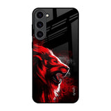 Red Angry Lion Samsung Galaxy S23 Plus 5G Glass Back Cover Online