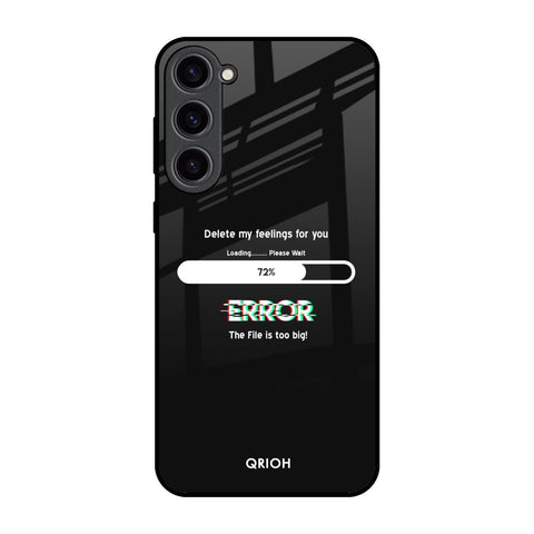 Error Samsung Galaxy S23 Plus 5G Glass Back Cover Online