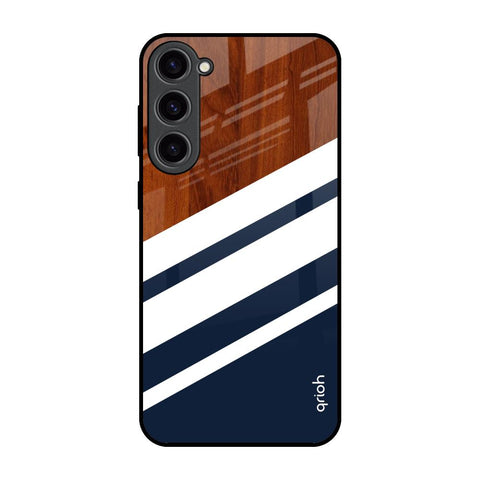 Bold Stripes Samsung Galaxy S23 Plus 5G Glass Back Cover Online