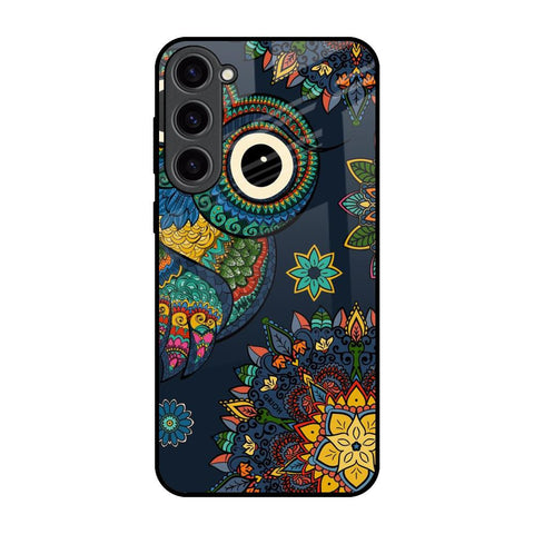 Owl Art Samsung Galaxy S23 Plus 5G Glass Back Cover Online