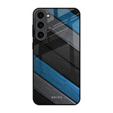 Multicolor Wooden Effect Samsung Galaxy S23 Plus 5G Glass Back Cover Online