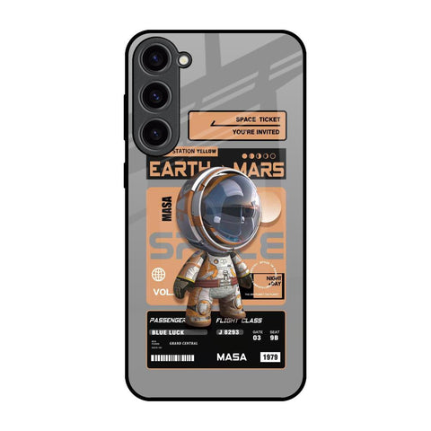 Space Ticket Samsung Galaxy S23 Plus 5G Glass Back Cover Online