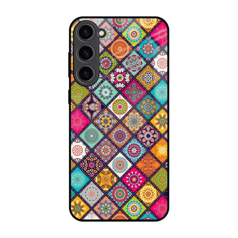 Multicolor Mandala Samsung Galaxy S23 Plus 5G Glass Back Cover Online