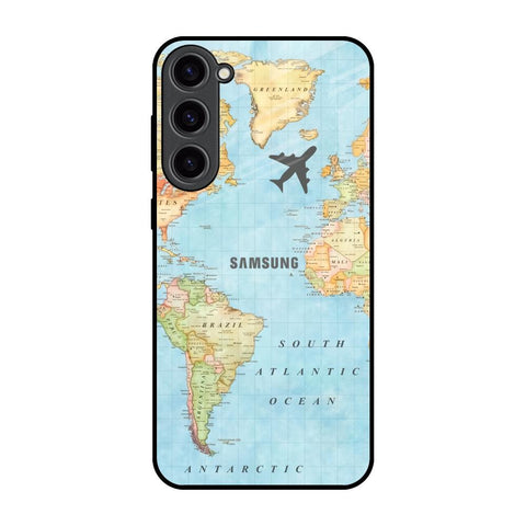 Fly Around The World Samsung Galaxy S23 Plus 5G Glass Back Cover Online