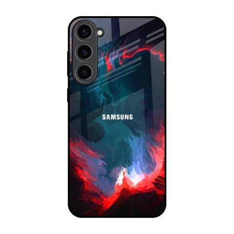 Brush Art Samsung Galaxy S23 Plus 5G Glass Back Cover Online