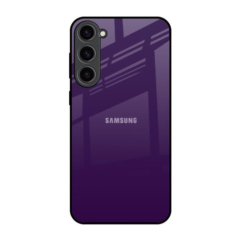 Dark Purple Samsung Galaxy S23 Plus 5G Glass Back Cover Online