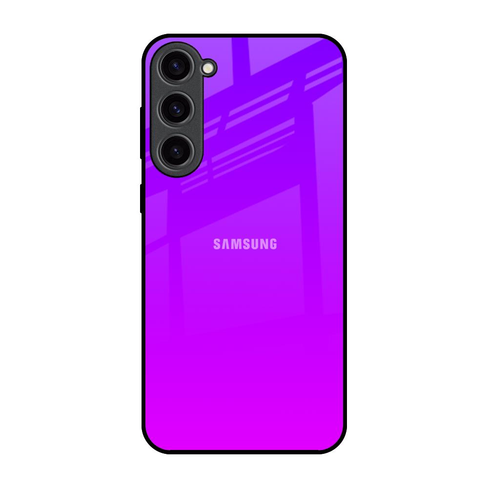 Purple Pink Samsung Galaxy S23 Plus 5G Glass Back Cover Online