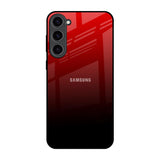 Maroon Faded Samsung Galaxy S23 Plus 5G Glass Back Cover Online