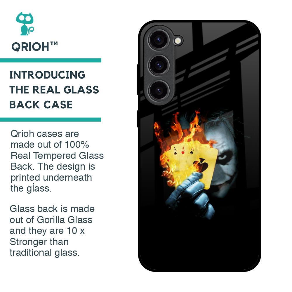 AAA Joker Glass Case for Samsung Galaxy S23 Plus 5G