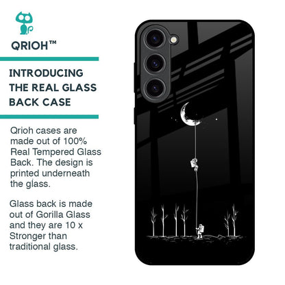 Catch the Moon Glass Case for Samsung Galaxy S23 Plus 5G