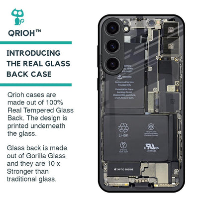 Skeleton Inside Glass Case for Samsung Galaxy S23 Plus 5G