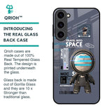 Space Travel Glass Case for Samsung Galaxy S23 Plus 5G