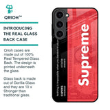 Supreme Ticket Glass Case for Samsung Galaxy S23 Plus 5G