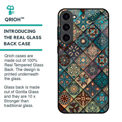 Retro Art Glass Case for Samsung Galaxy S23 Plus 5G
