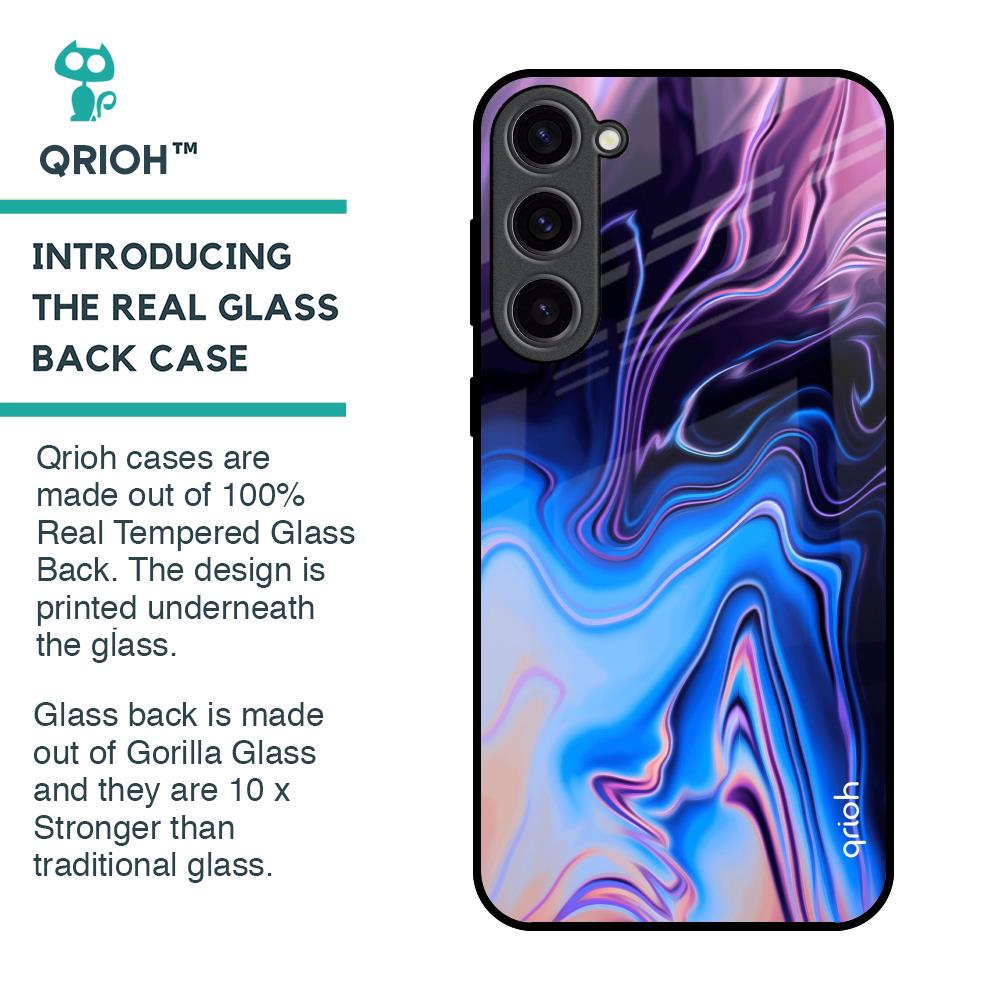 Psychic Texture Glass Case for Samsung Galaxy S23 Plus 5G