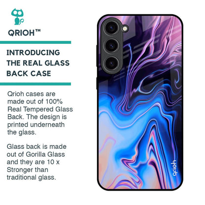 Psychic Texture Glass Case for Samsung Galaxy S23 Plus 5G