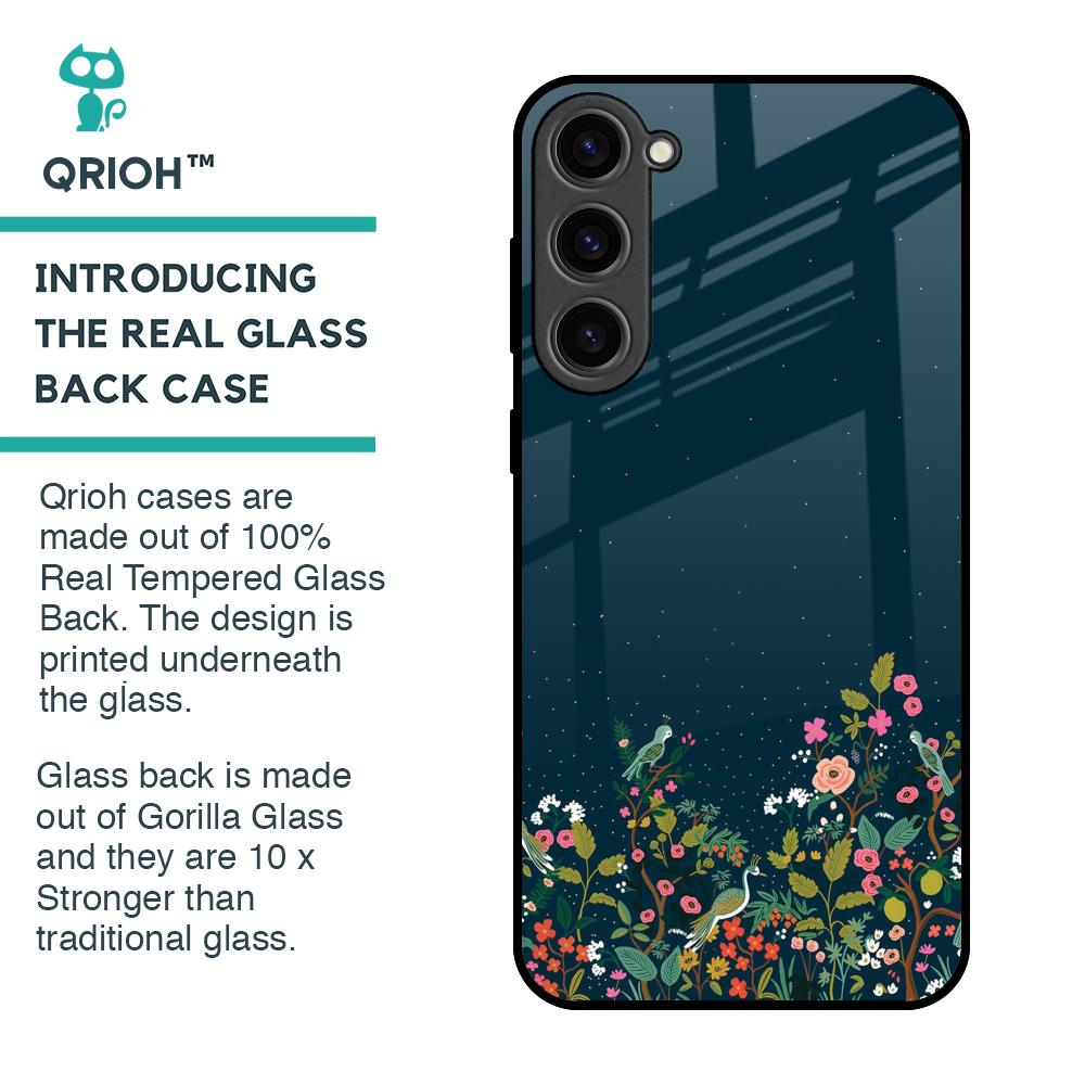 Small Garden Glass Case For Samsung Galaxy S23 Plus 5G