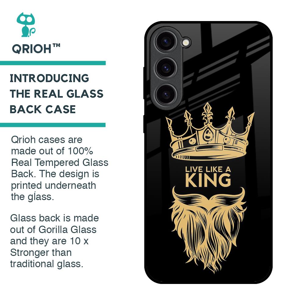 King Life Glass Case For Samsung Galaxy S23 Plus 5G