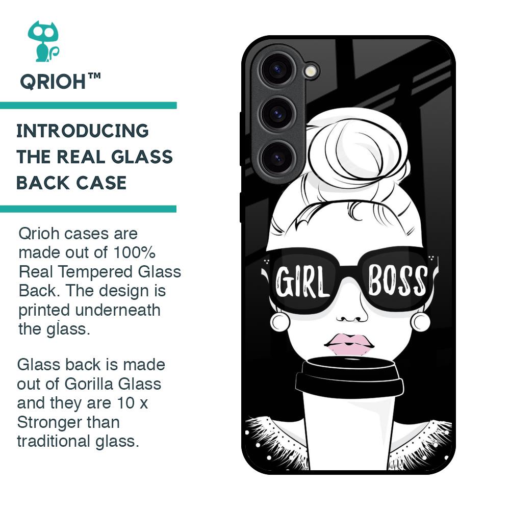 Girl Boss Glass Case For Samsung Galaxy S23 Plus 5G